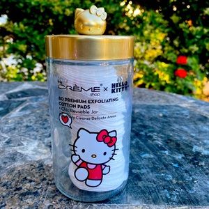 Creme Hello Kitty Cotton Pad Jar
